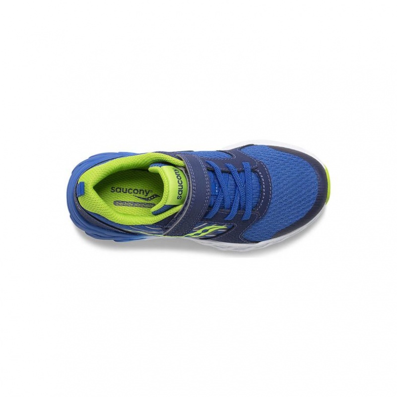 Blue Big Kids' Saucony Wind 2.0 A/C Sneakers | SINGAPORE-BOPUH