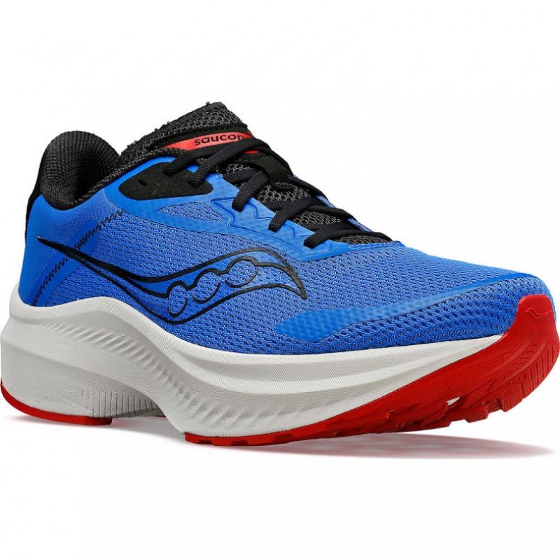 Blue Men's Saucony Axon 3 Running Shoes | SINGAPORE-XGNJS