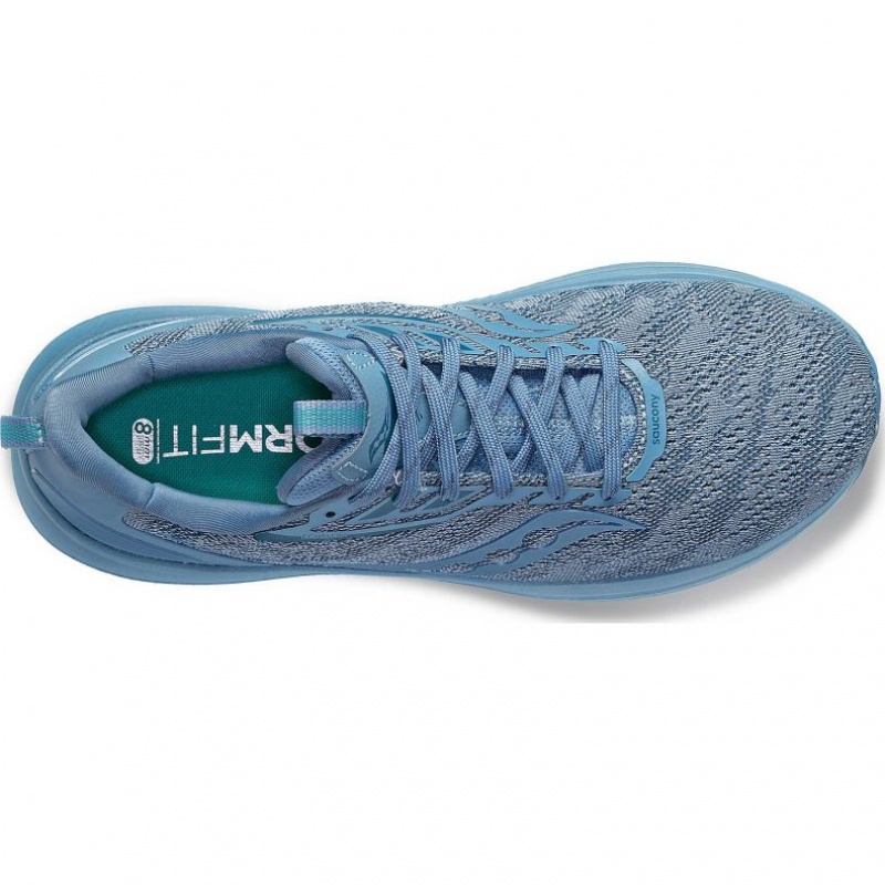 Blue Men's Saucony Echelon 9 Running Shoes | SINGAPORE-WDRQE