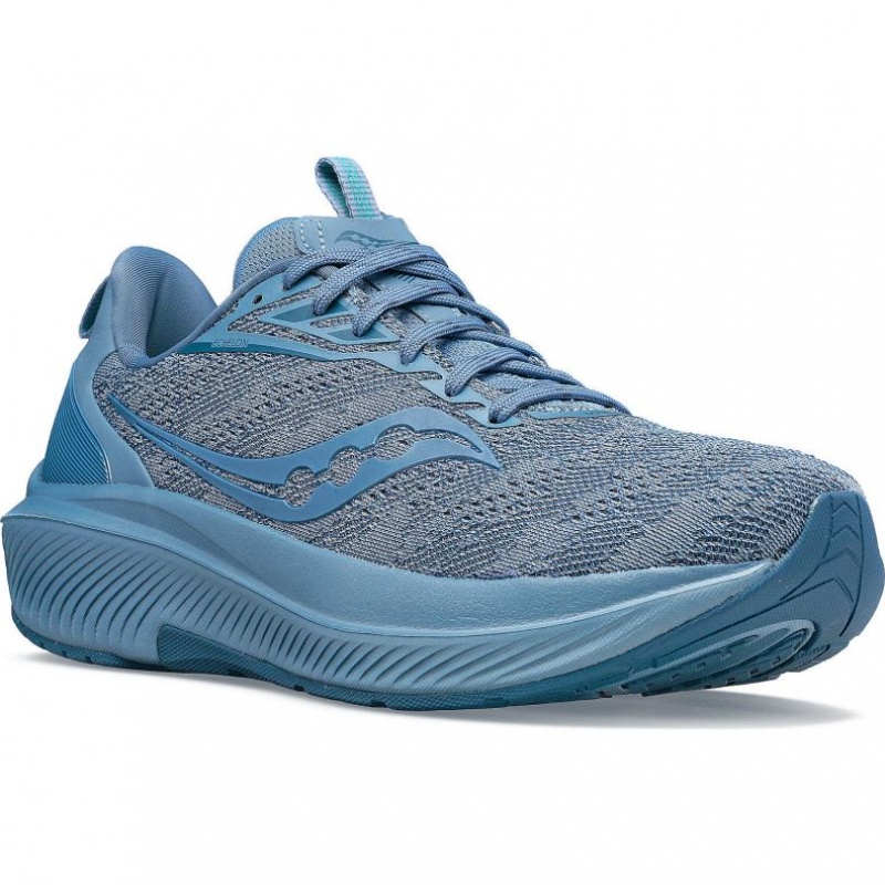 Blue Men's Saucony Echelon 9 Running Shoes | SINGAPORE-WDRQE