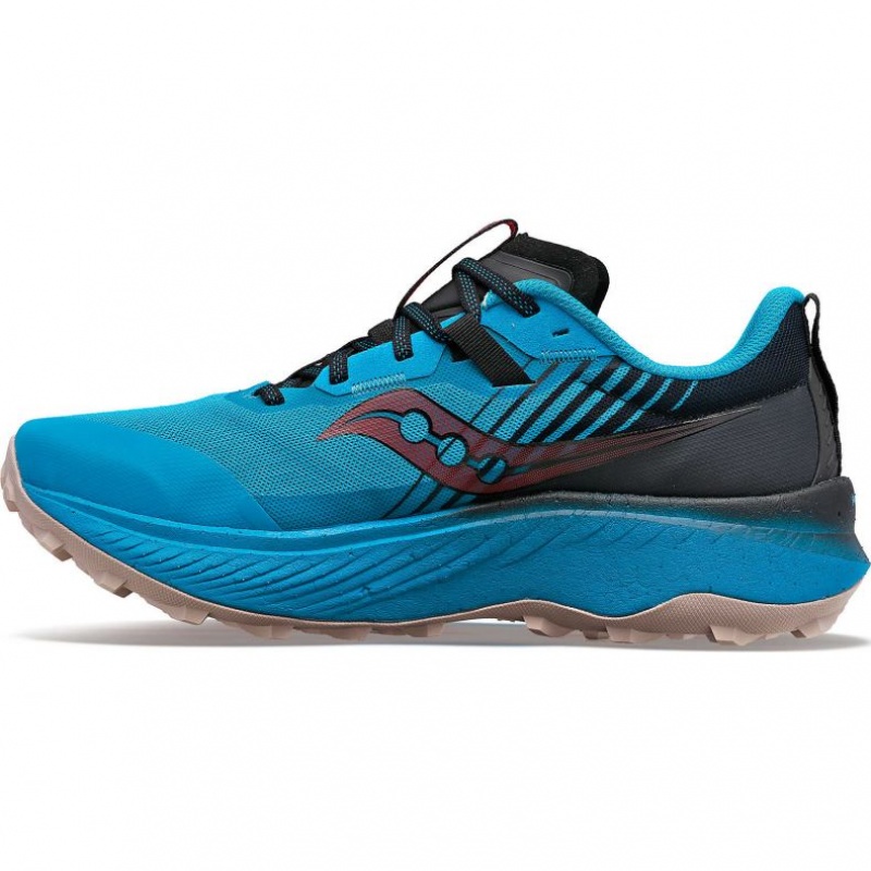 Blue Men's Saucony Endorphin Edge Trail Running Shoes | SG-SXHBU