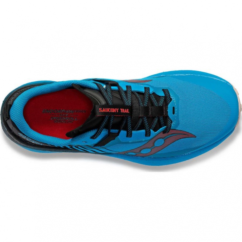 Blue Men's Saucony Endorphin Edge Trail Running Shoes | SG-SXHBU