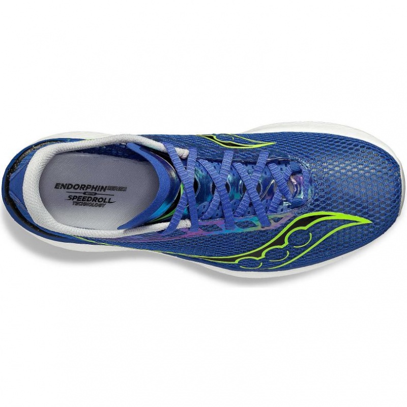 Blue Men's Saucony Endorphin Pro 3 Running Shoes | SINGAPORE-TOYFD