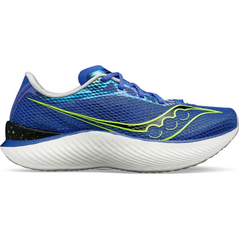 Blue Men\'s Saucony Endorphin Pro 3 Running Shoes | SINGAPORE-TOYFD