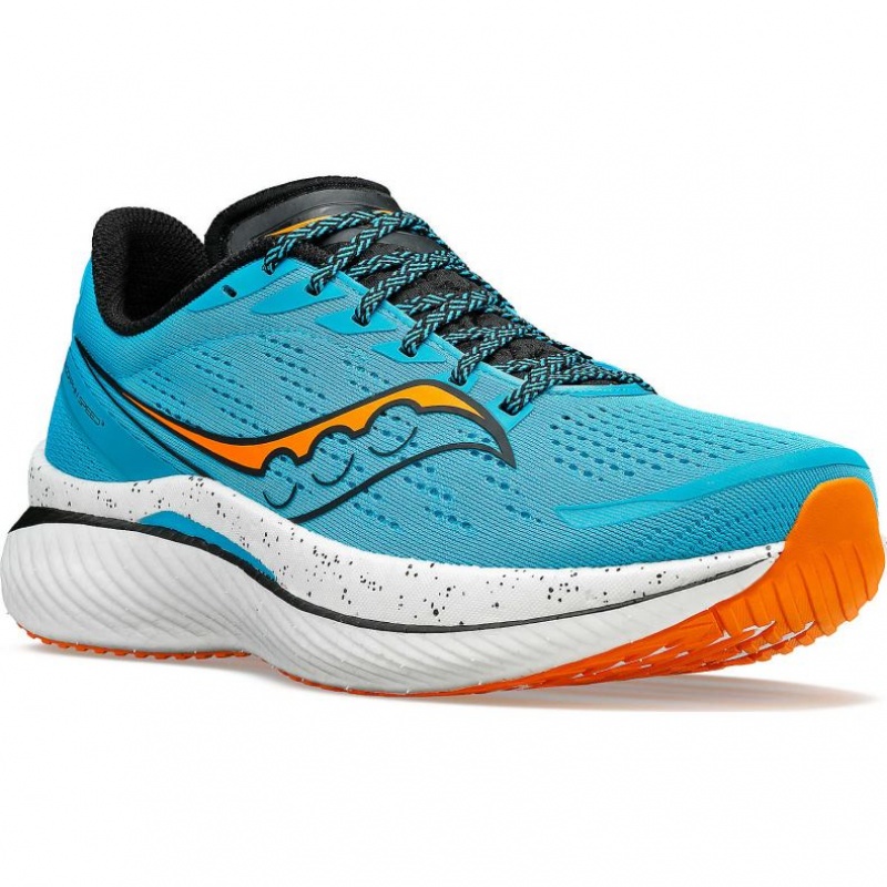 Blue Men's Saucony Endorphin Speed 3 Running Shoes | SG-JZHBT