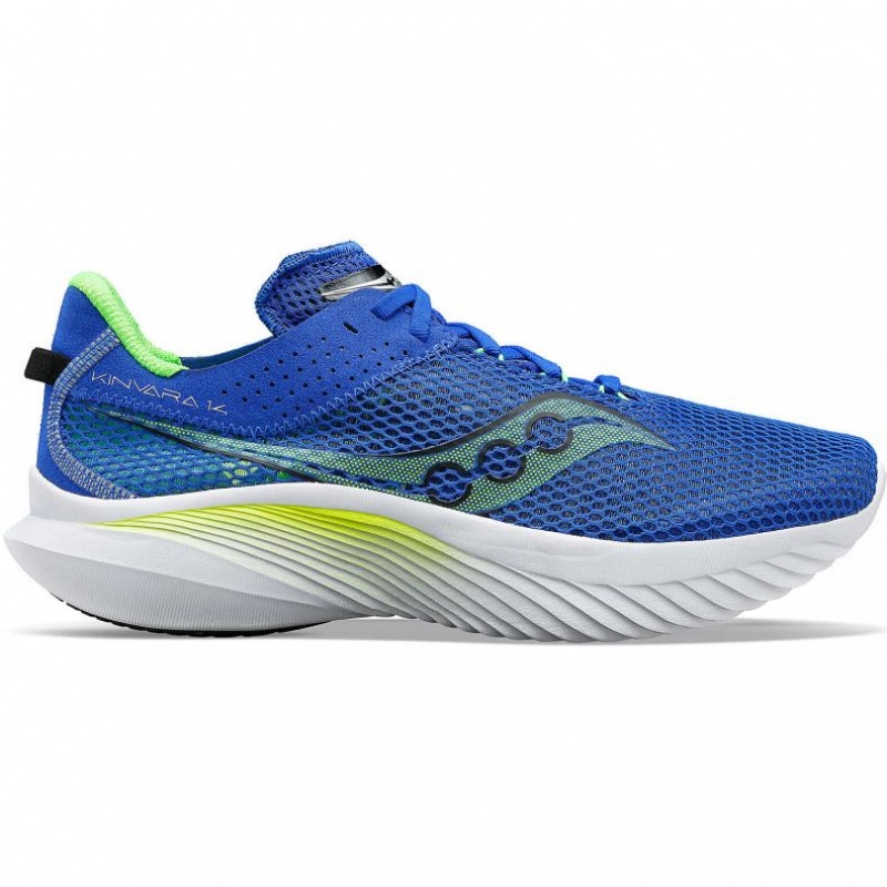 Blue Men\'s Saucony Kinvara 14 Running Shoes | SINGAPORE-MZOIV