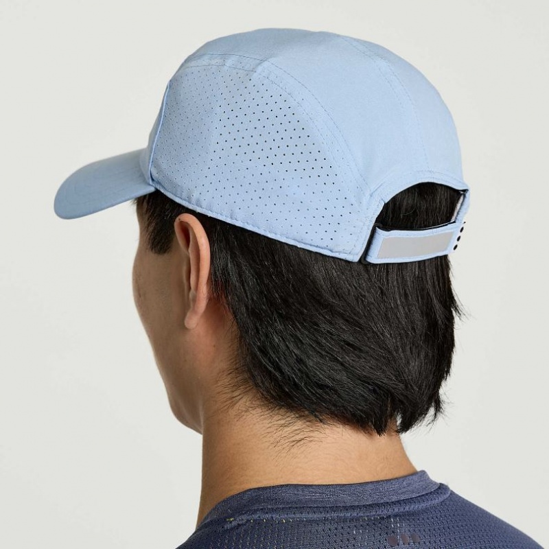 Blue Men's Saucony Outpace Hat | SINGAPORE-MTPRK