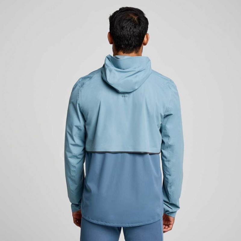 Blue Men's Saucony Runshield Jacket | SG-LUEWH