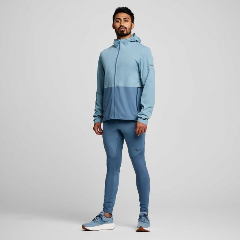 Blue Men's Saucony Runshield Jacket | SG-LUEWH