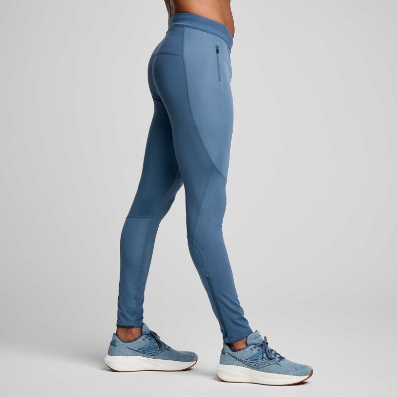 Blue Men's Saucony Runshield Tight | SINGAPORE-BLAKZ