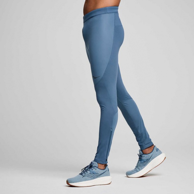 Blue Men's Saucony Runshield Tight | SINGAPORE-BLAKZ