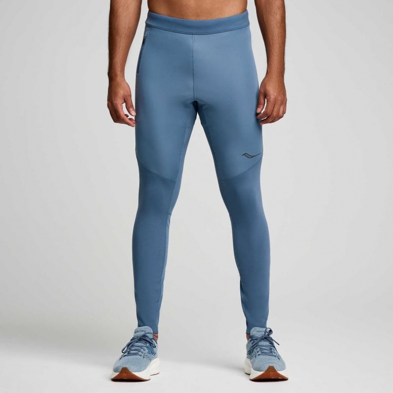 Blue Men\'s Saucony Runshield Tight | SINGAPORE-BLAKZ