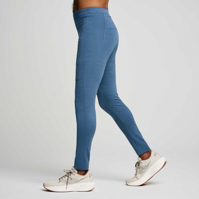 Blue Men's Saucony Solstice Tight | SG-ZVHQK