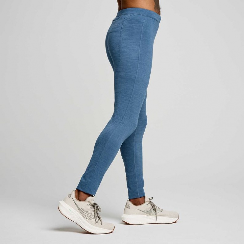 Blue Men's Saucony Solstice Tight | SG-ZVHQK