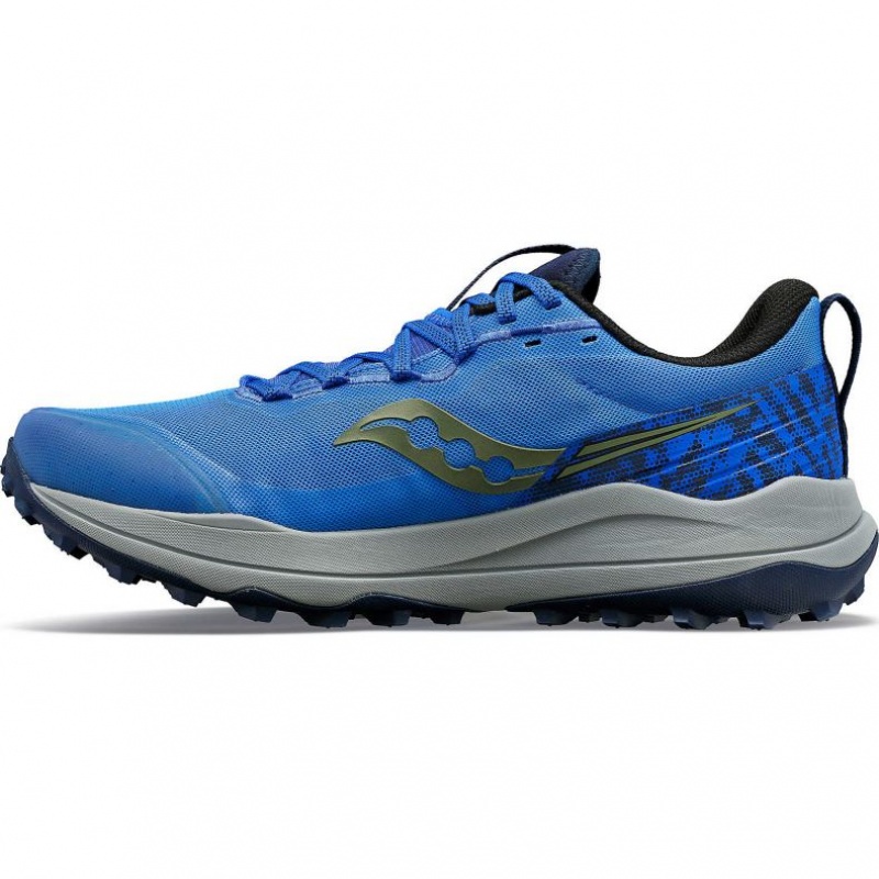 Blue Men's Saucony Xodus Ultra 2 Trail Running Shoes | SINGAPORE-BVTEX