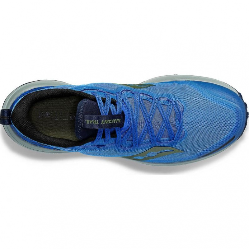 Blue Men's Saucony Xodus Ultra 2 Trail Running Shoes | SINGAPORE-BVTEX