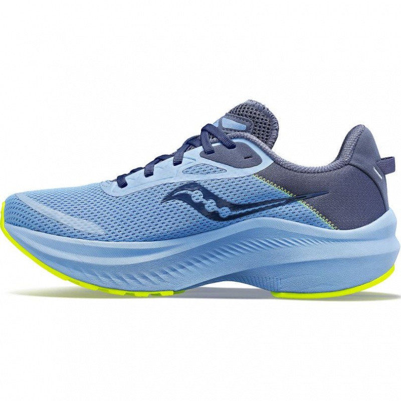 Blue Women's Saucony Axon 3 Running Shoes | SG-UOIMV