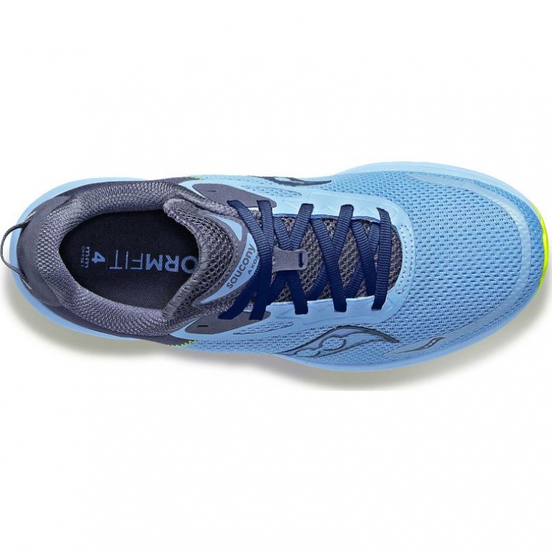 Blue Women's Saucony Axon 3 Running Shoes | SG-UOIMV