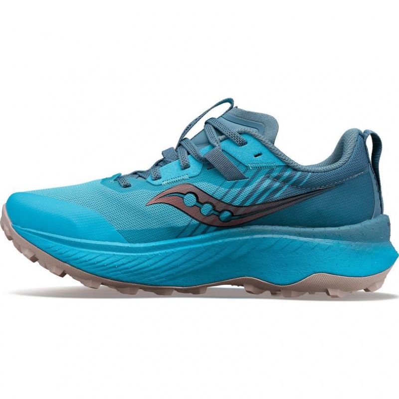 Blue Women's Saucony Endorphin Edge Trail Running Shoes | SG-KAVOP