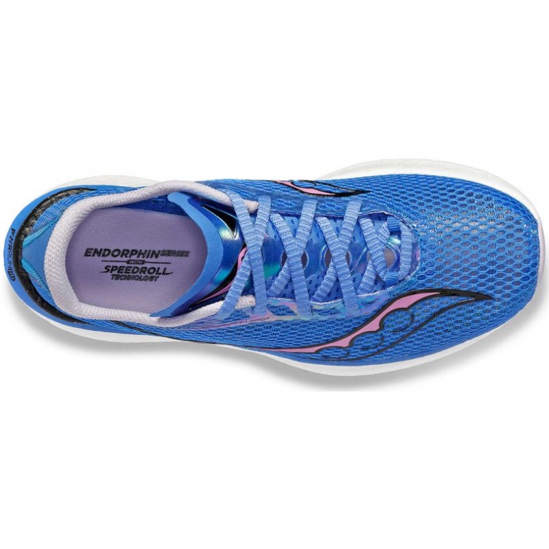 Blue Women's Saucony Endorphin Pro 3 Running Shoes | SG-BYFRE