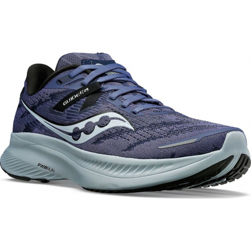 Blue Women's Saucony Guide 16 Running Shoes | SINGAPORE-NZJYQ