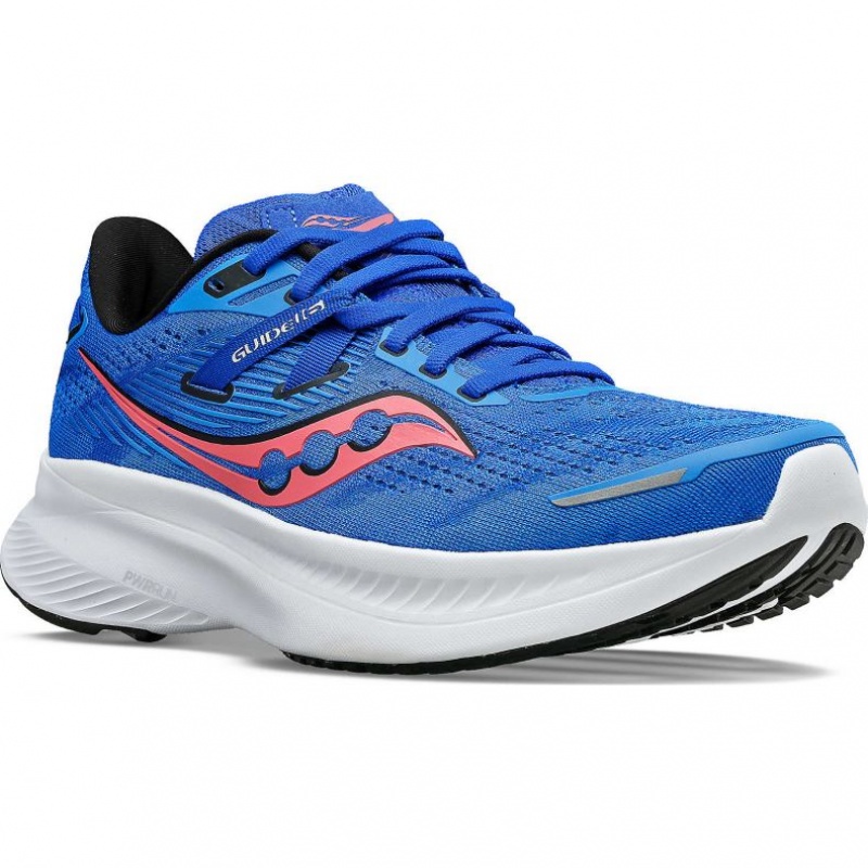 Blue Women's Saucony Guide 16 Running Shoes | SG-XZYAW