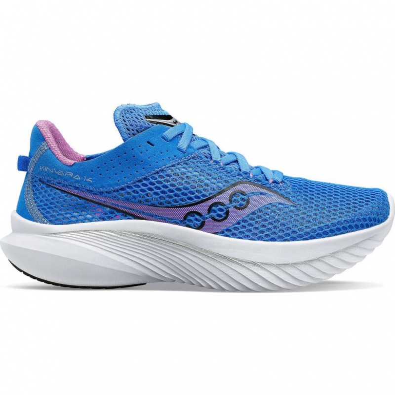 Blue Women\'s Saucony Kinvara 14 Running Shoes | SG-ONYLB