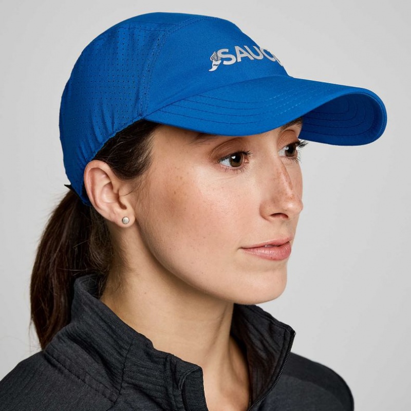 Blue Women\'s Saucony Outpace Hat | SINGAPORE-TOWHM