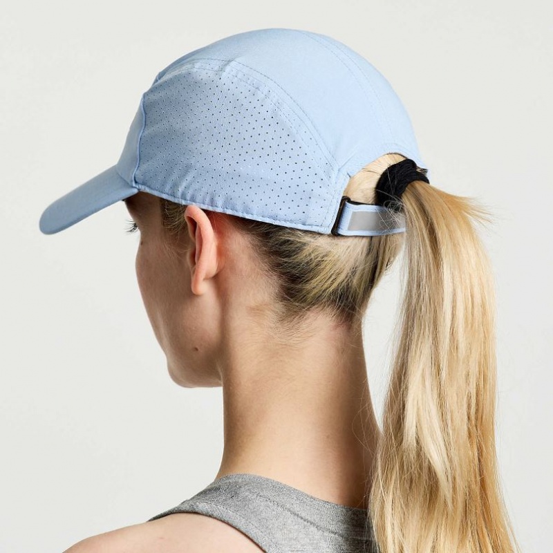 Blue Women's Saucony Outpace Hat | SINGAPORE-UZVHA