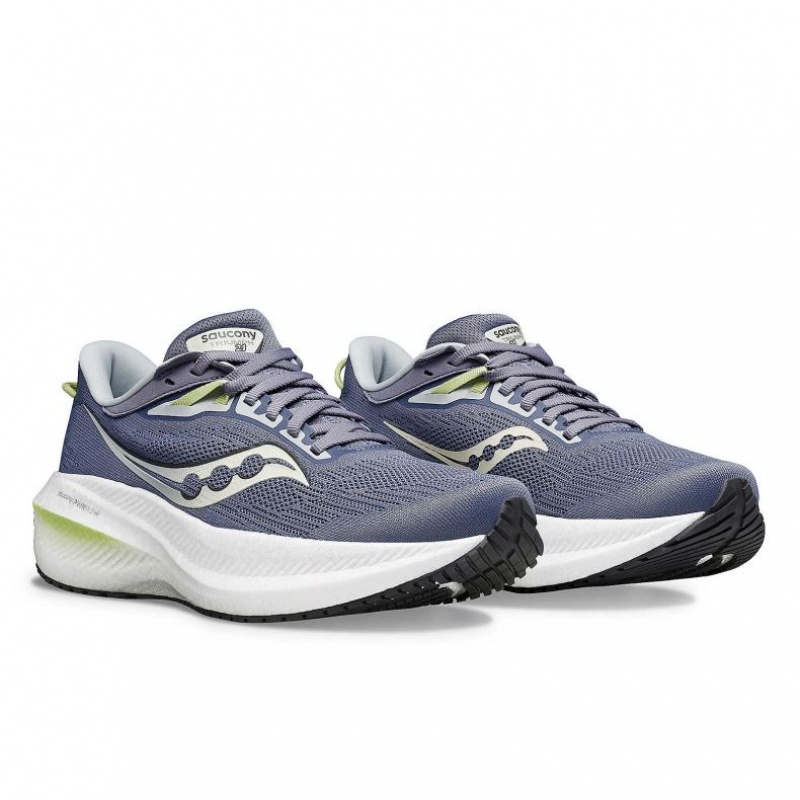 Blue Women's Saucony Triumph 21 Running Shoes | SINGAPORE-TSLPZ