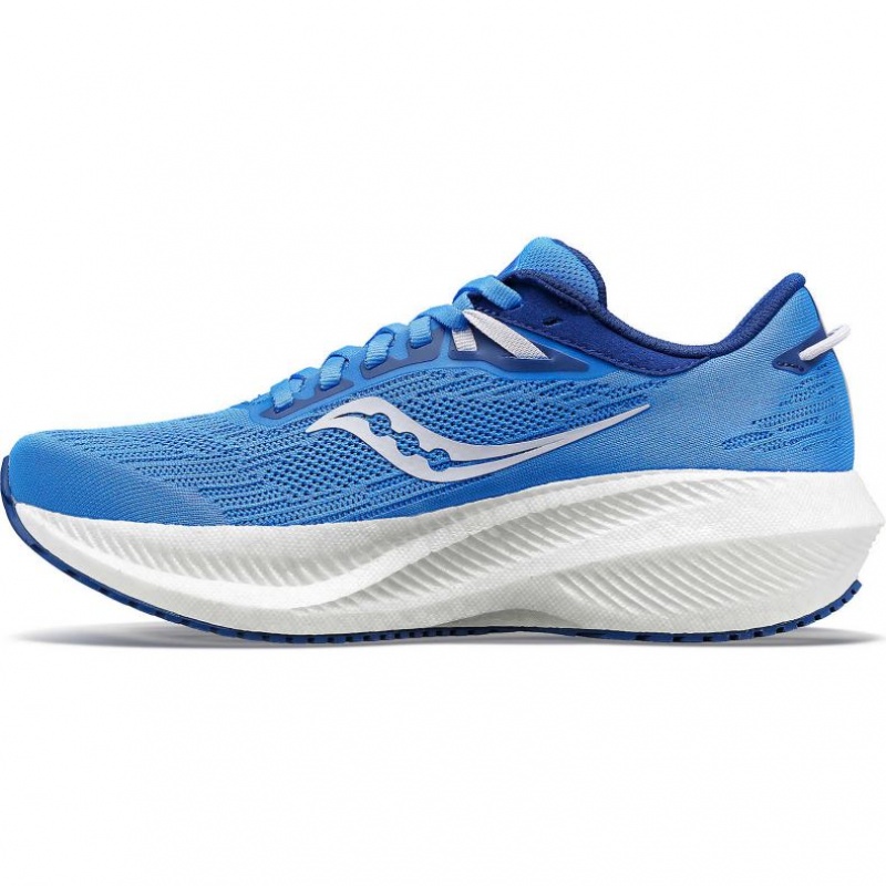 Blue Women's Saucony Triumph 21 Running Shoes | SG-DOPIW