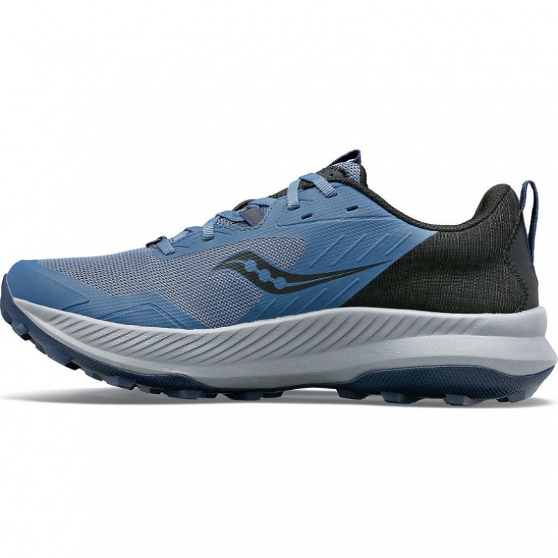 Blue / Black Men's Saucony Blaze TR Trail Running Shoes | SG-ATUVN