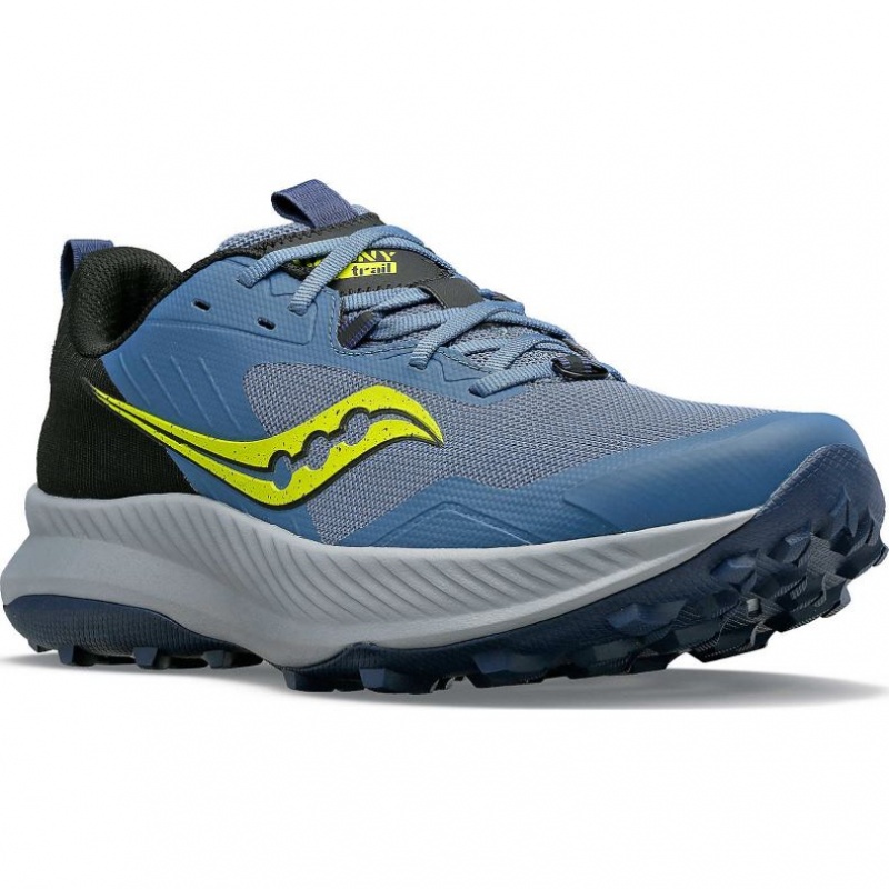 Blue / Black Men's Saucony Blaze TR Trail Running Shoes | SG-ATUVN