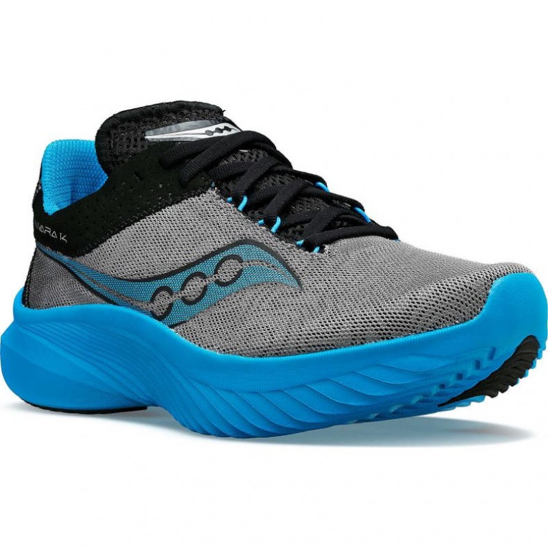 Blue / Grey Women's Saucony Kinvara 14 Running Shoes | SINGAPORE-XUFSO