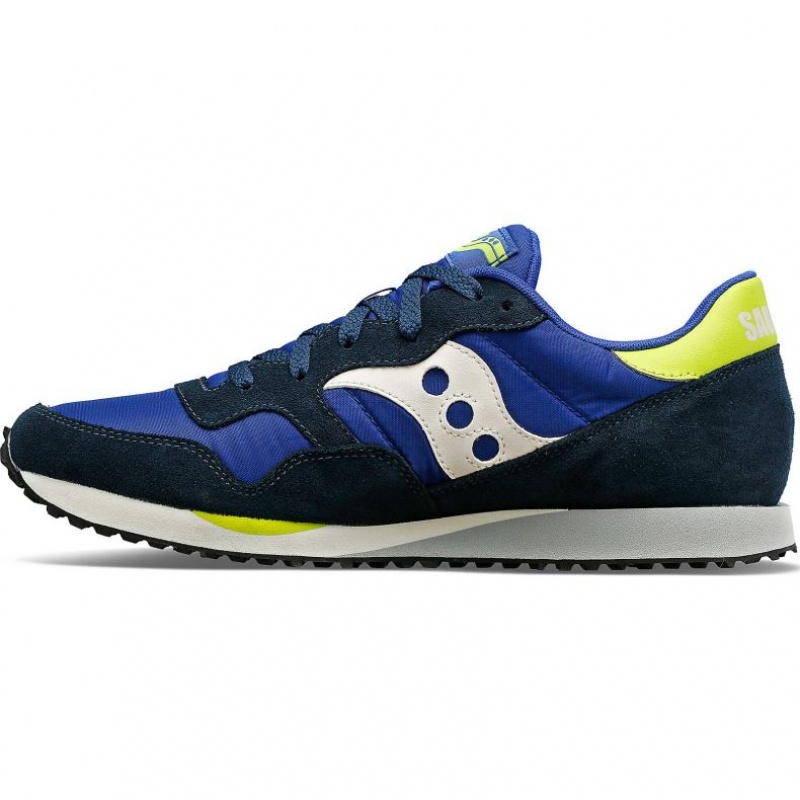 Blue / White / Light Green Men's Saucony DXN Sneakers | SG-VPLAM