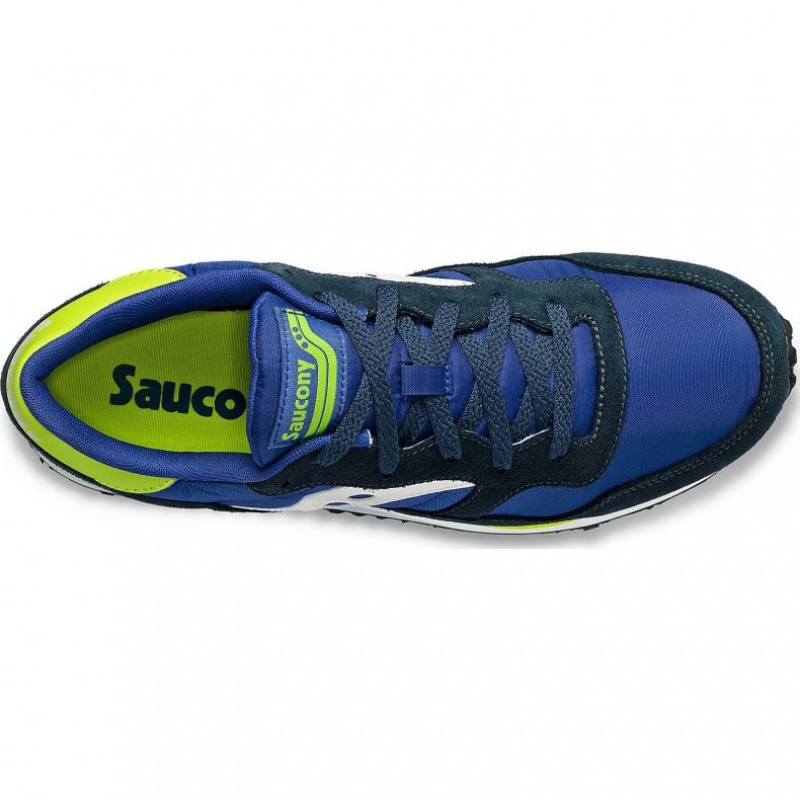 Blue / White / Light Green Men's Saucony DXN Sneakers | SG-VPLAM