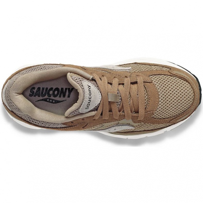 Brown Men's Saucony ProGrid Omni 9 Premium Sneakers | SG-KFUBG