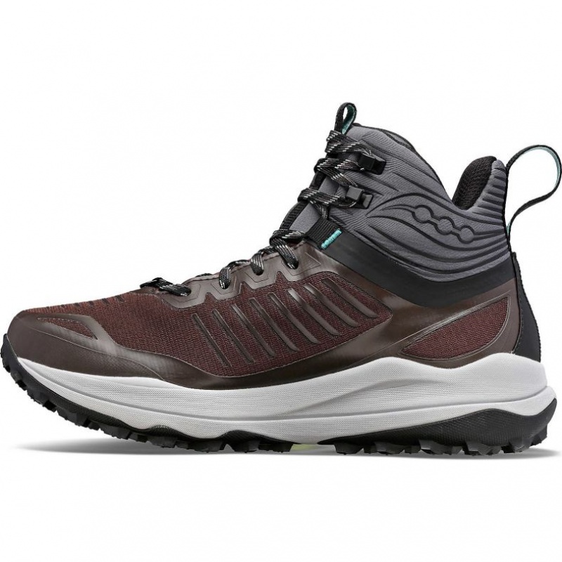 Brown Men's Saucony Ultra Ridge GTX Trail Running Shoes | SINGAPORE-PMCUK