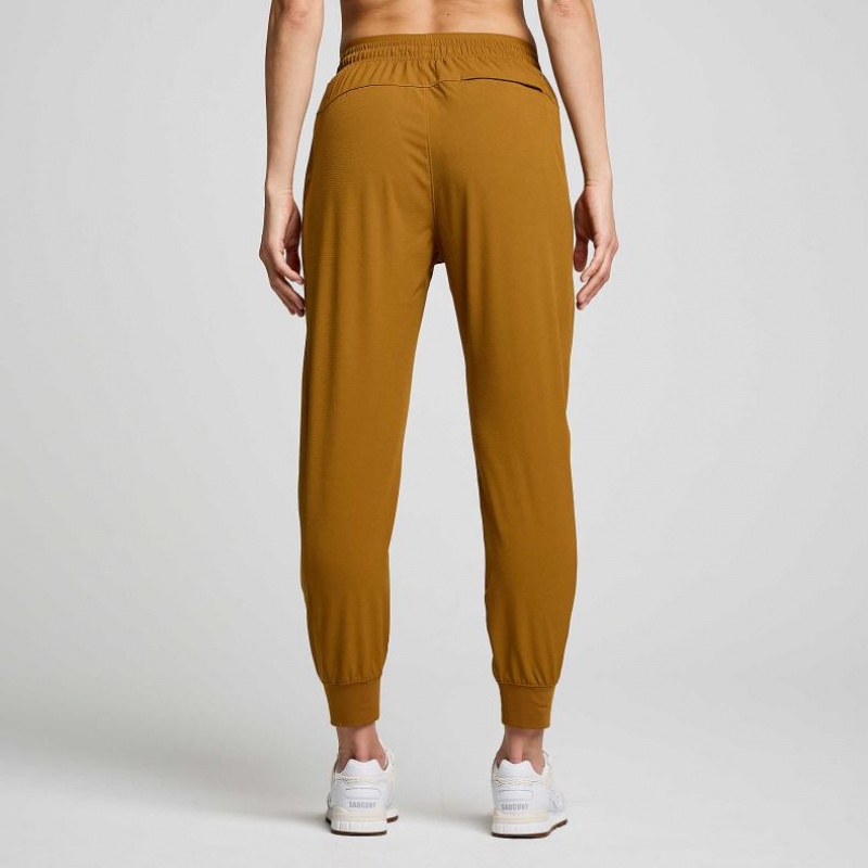 Brown Women's Saucony Boston Woven Jogger | SINGAPORE-GVCFT