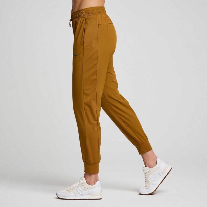 Brown Women's Saucony Boston Woven Jogger | SINGAPORE-GVCFT