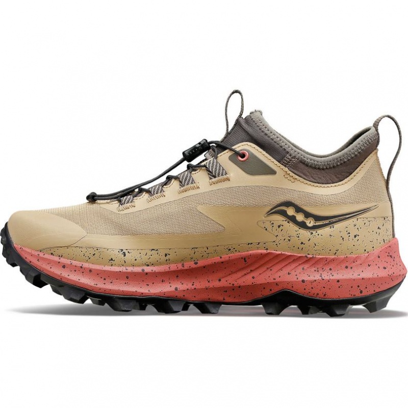 Brown Women's Saucony Peregrine 13 ST Trail Running Shoes | SG-WUATM