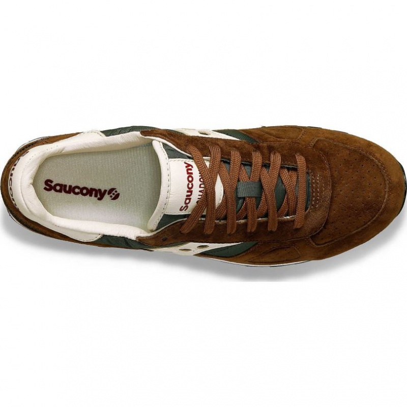 Brown / Green Women's Saucony Shadow Original Premium Sneakers | SINGAPORE-KHMXP