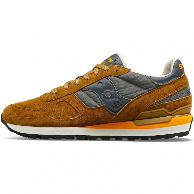 Brown / Grey Men's Saucony Shadow Original Premium Sneakers | SG-GISYD