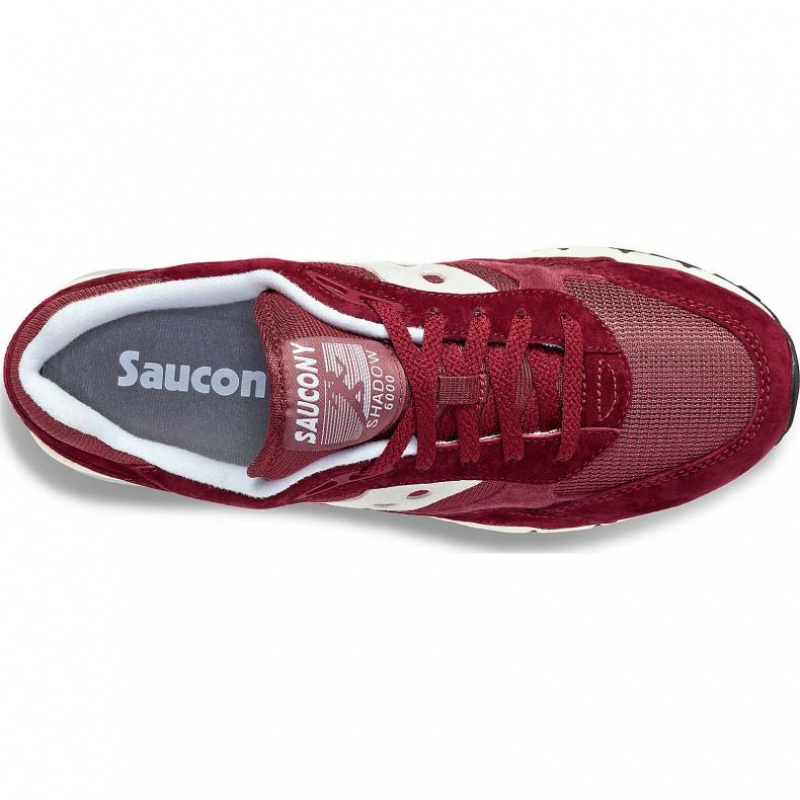 Burgundy Men's Saucony Shadow 6000 Sneakers | SG-ISNAH