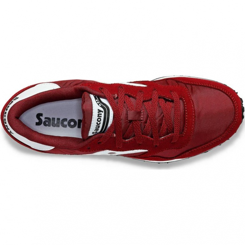 Burgundy Women's Saucony DXN Sneakers | SG-NWROY