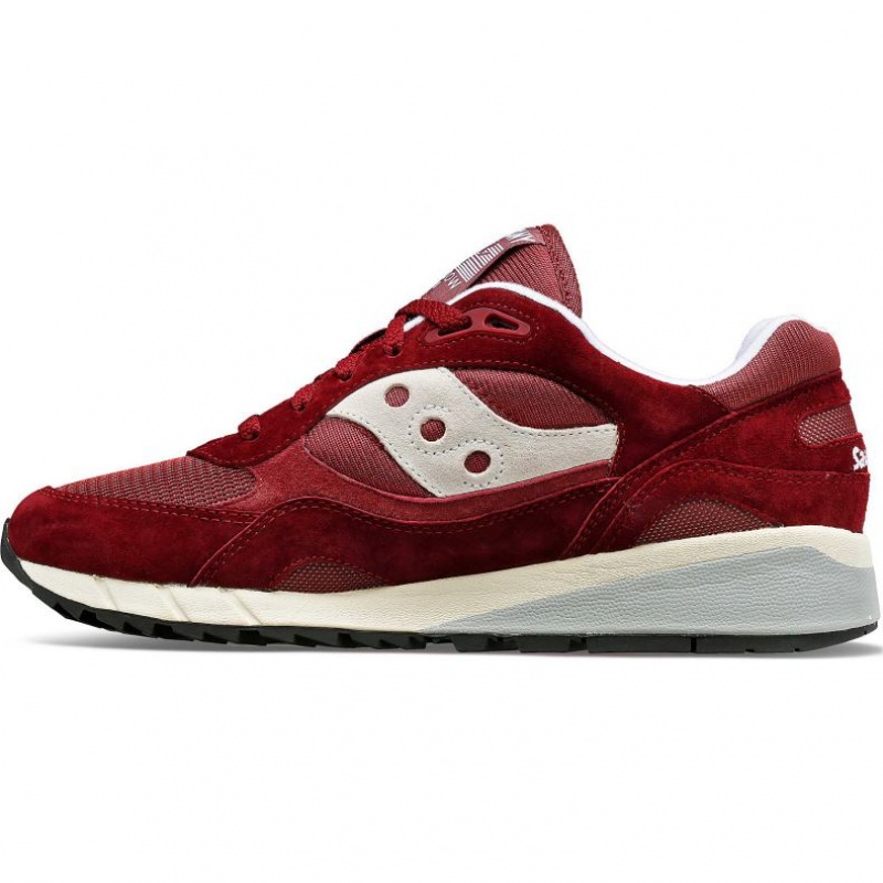 Burgundy Women's Saucony Shadow 6000 Sneakers | SINGAPORE-TFYGX