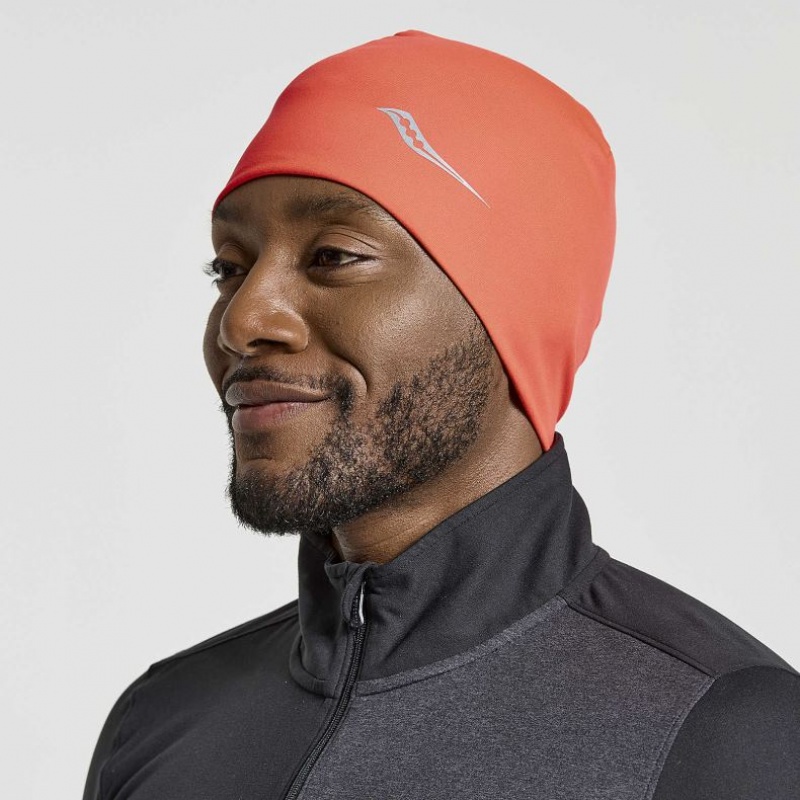 Coral Men\'s Saucony Solstice Beanie | SINGAPORE-KMIEX