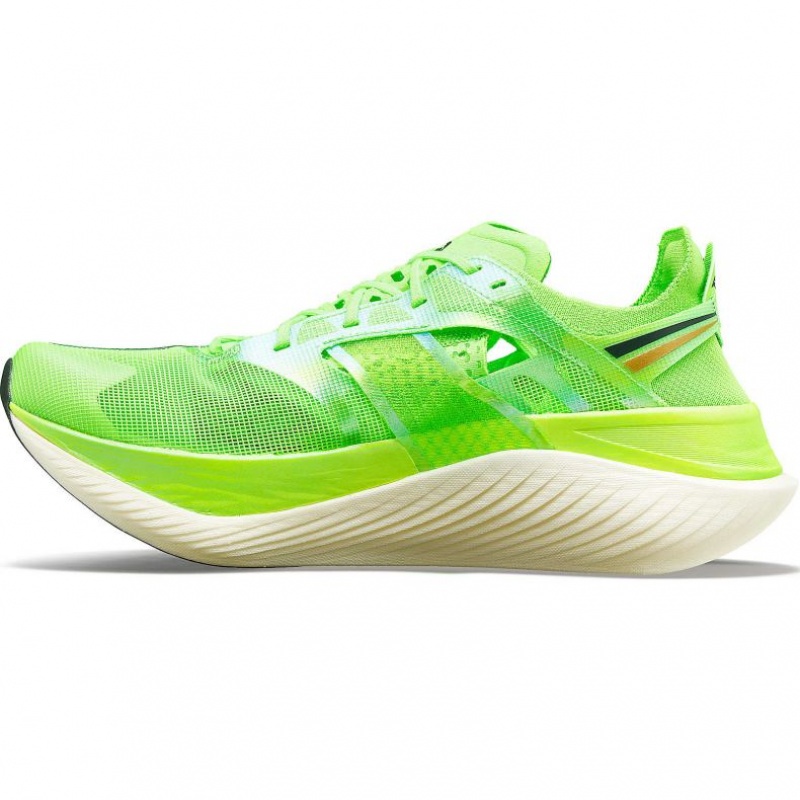 Green Men's Saucony Endorphin Elite Running Shoes | SINGAPORE-FZQPC