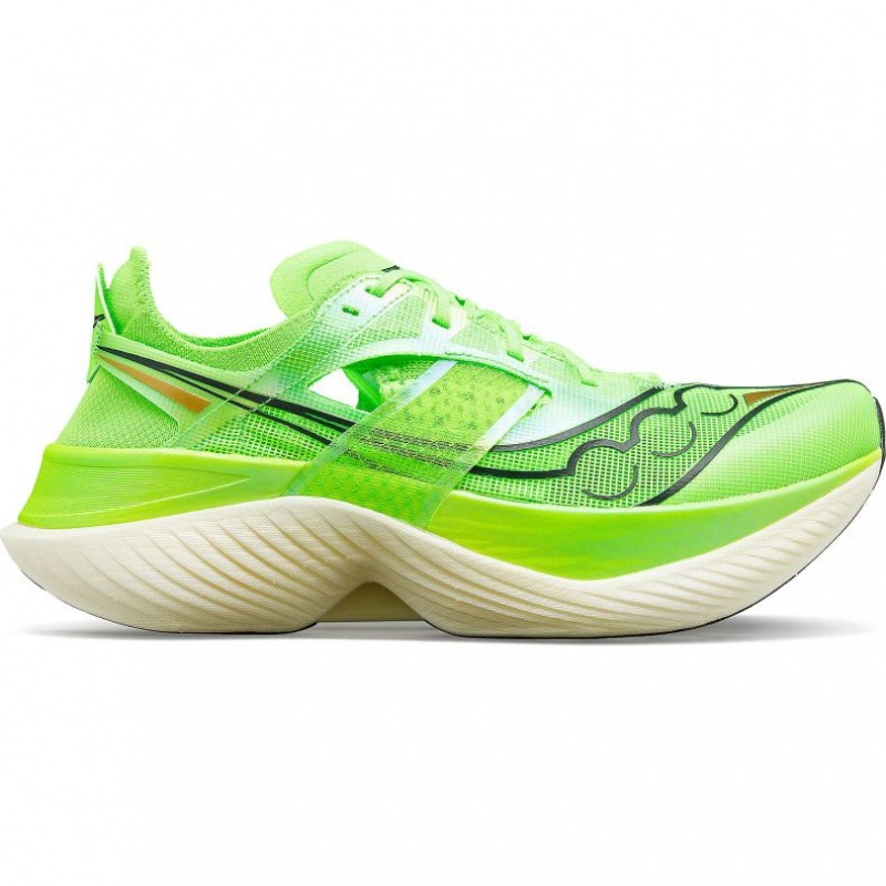 Green Men\'s Saucony Endorphin Elite Running Shoes | SINGAPORE-FZQPC