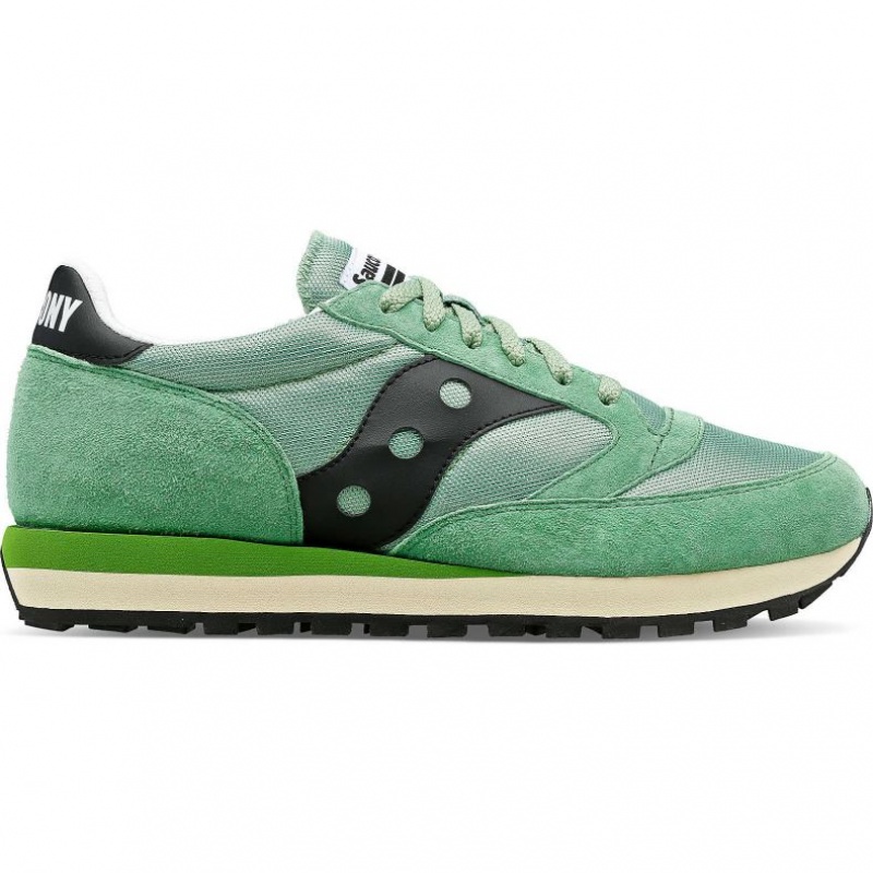 Green Men\'s Saucony Jazz 81 Sneakers | SG-RHPNA